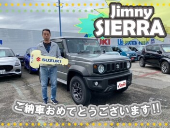 ジムニーシエラご納車‼おめでとうございます(/・ω・)/☆彡